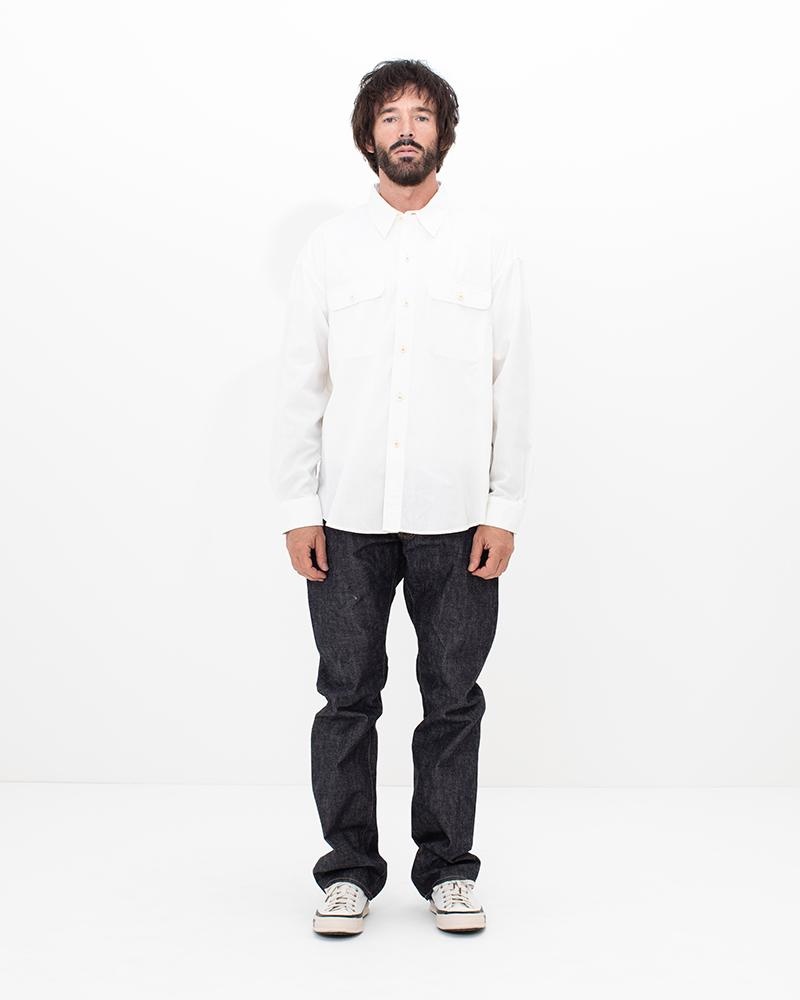 LANGER CHAMBRAY L/S (C/SI) WHITE - 2