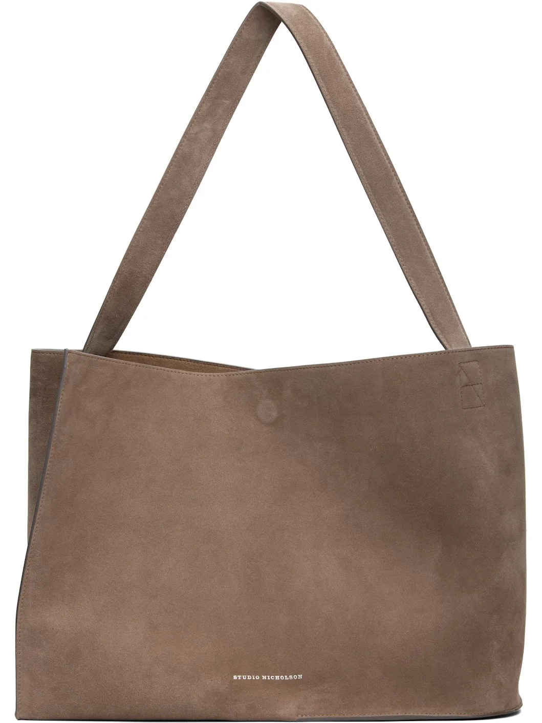 Brown Doublet Suede Tote - 1