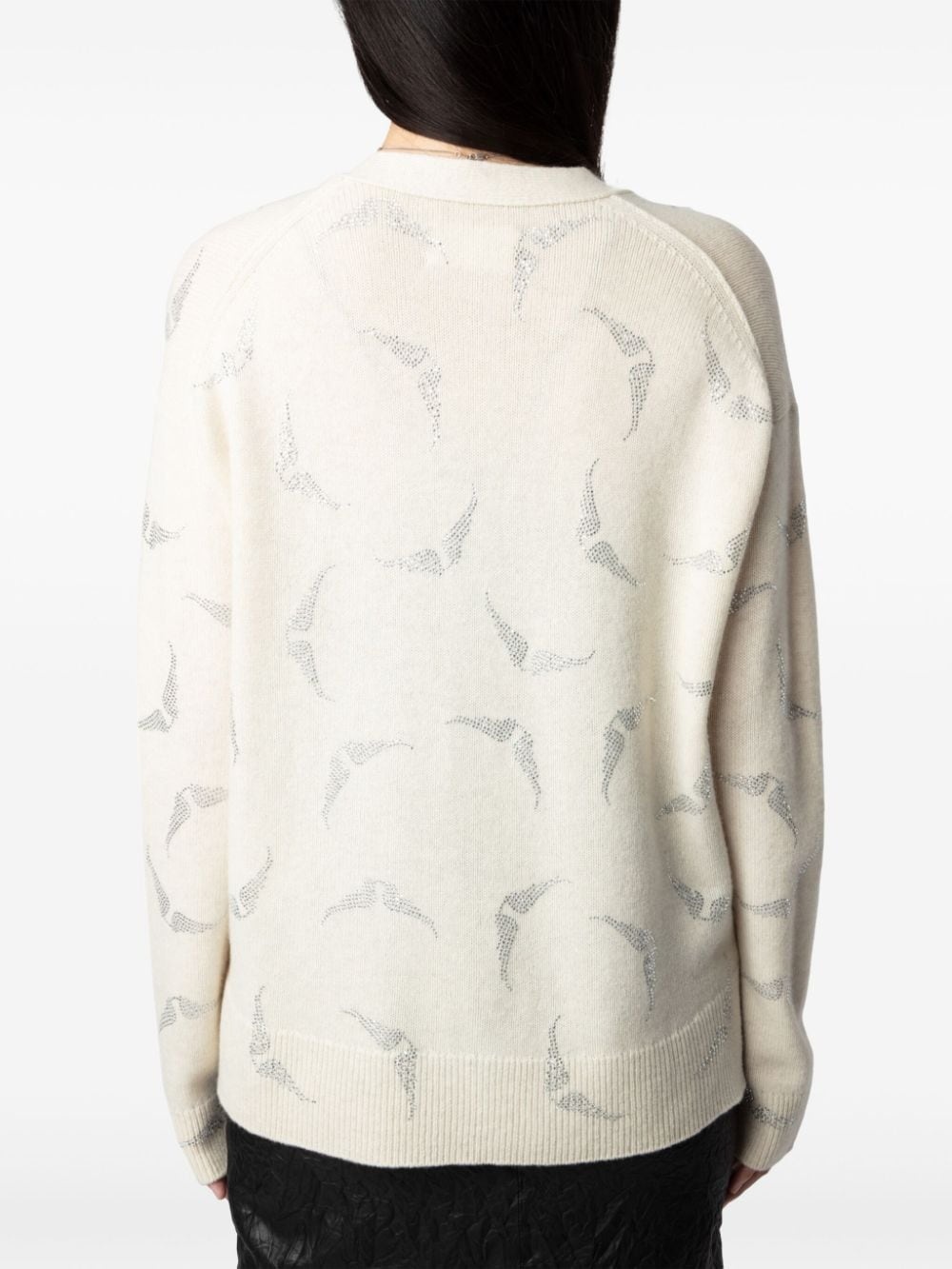 Mirka Strass Wings cardigan - 6