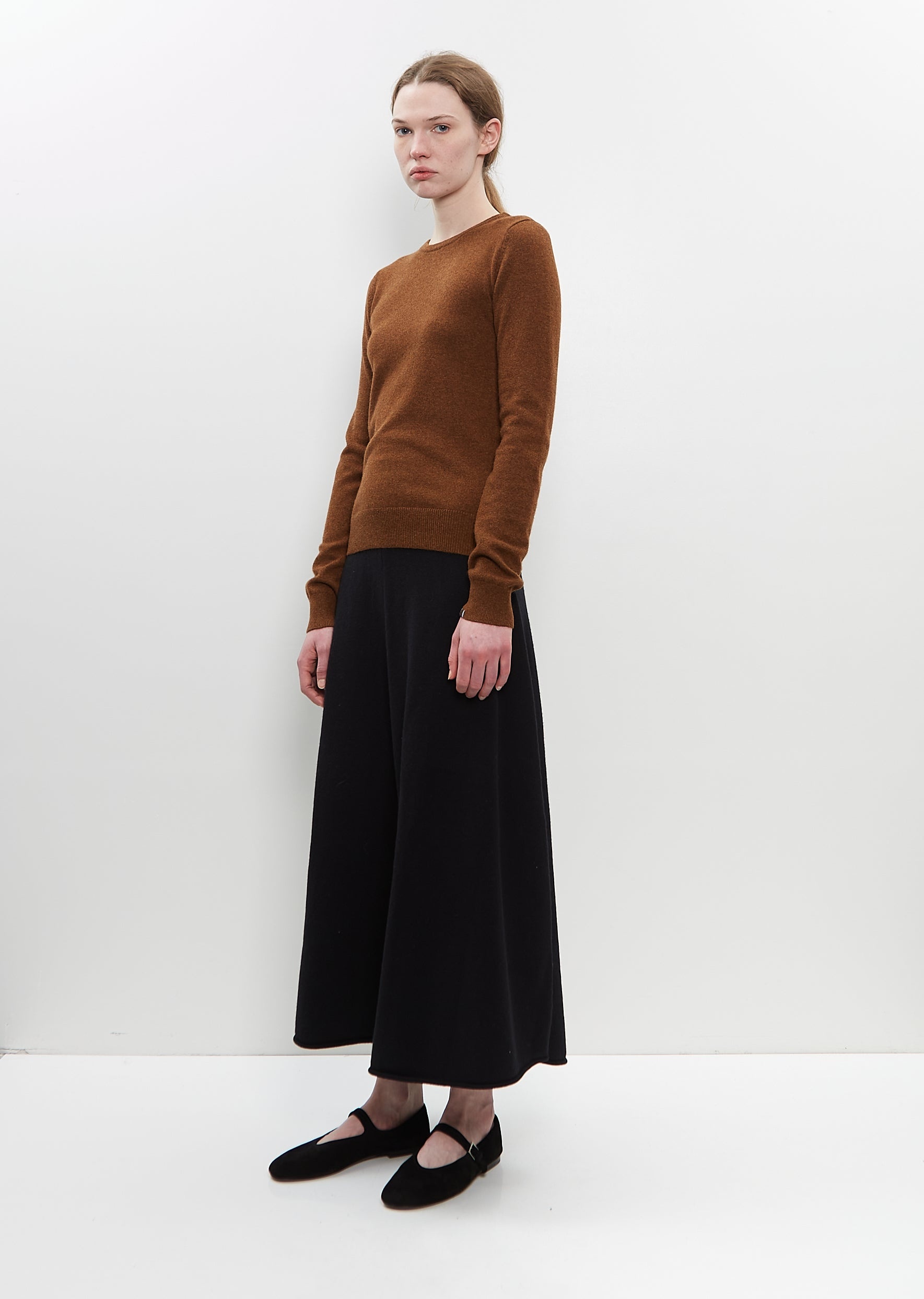 Cashmere Nylon n°41 Body Sweater — Rust - 5