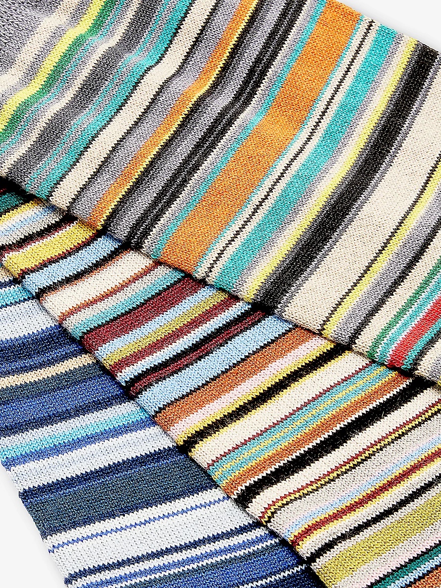 Signature striped pack of six cotton-blend socks - 2
