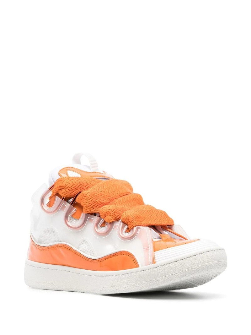 Lanvin Curb multi-panel sneakers outlook