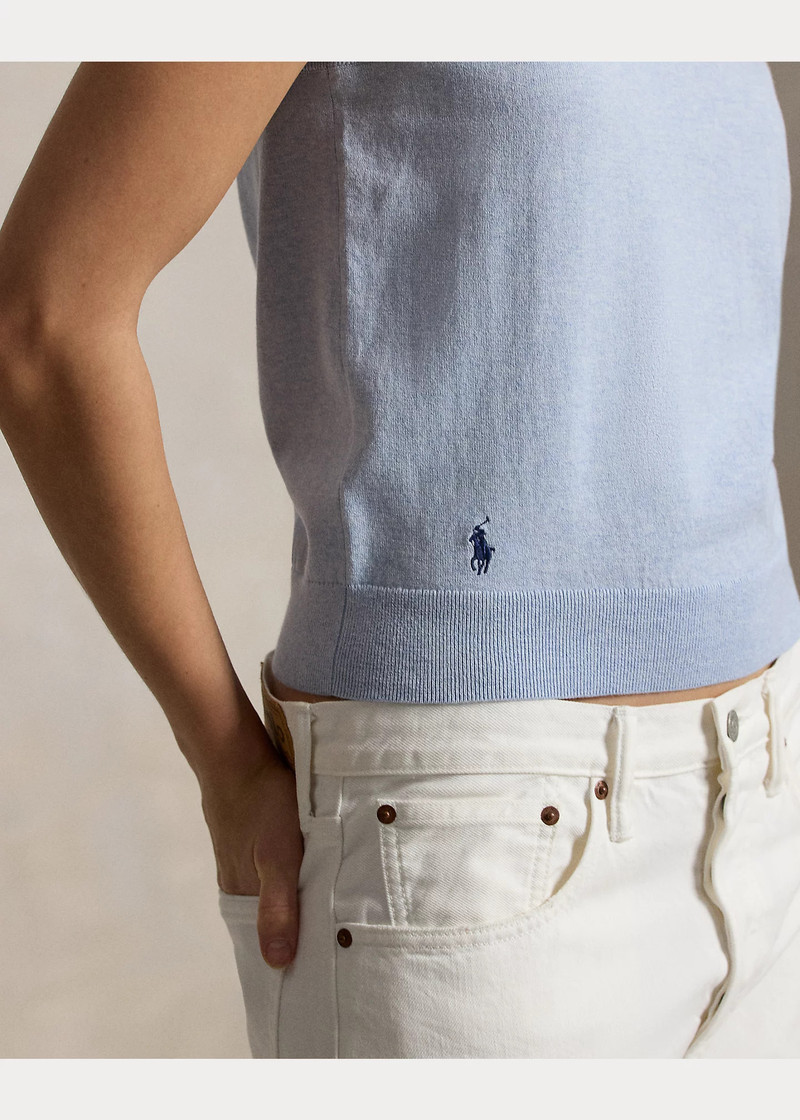 Sleeveless Crewneck Sweater 5