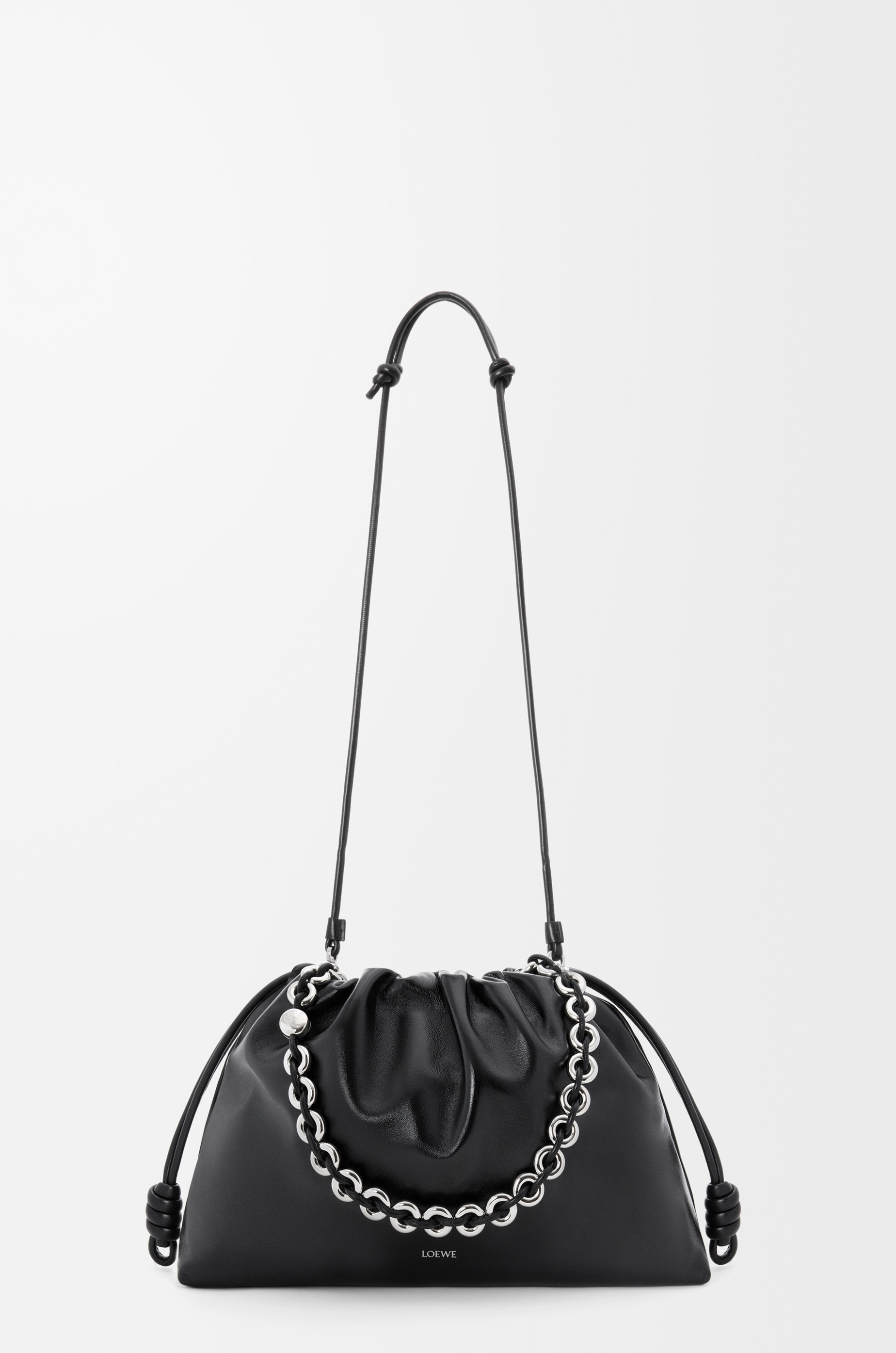 Large Flamenco purse in patent nappa lambskin - 9