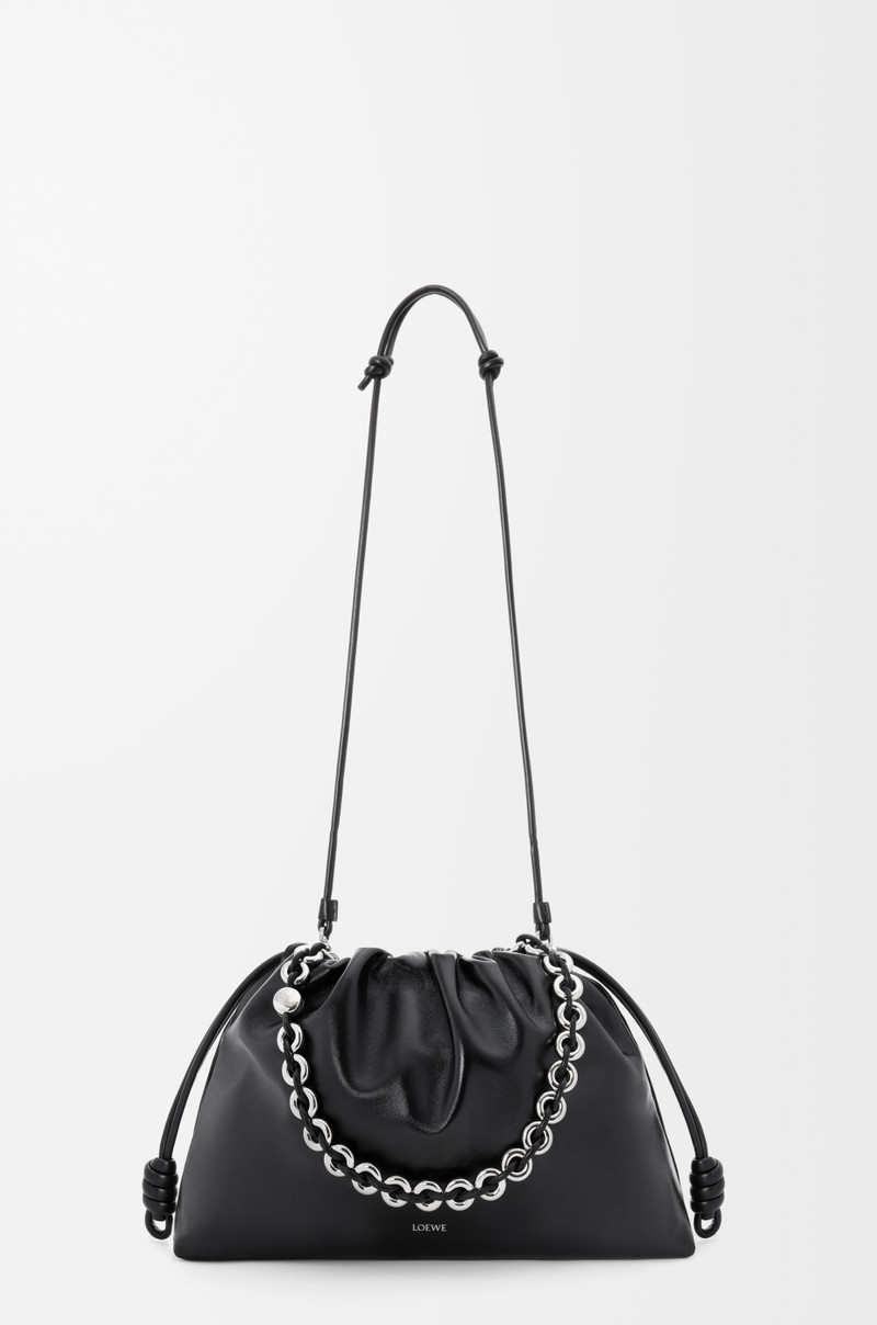 Large Flamenco purse in patent nappa lambskin 9