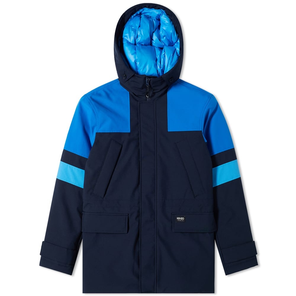 Kenzo Colour Block Parka - 1