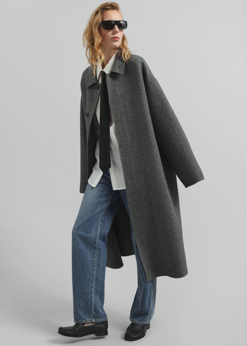Knole Wool Coat - Grey 4