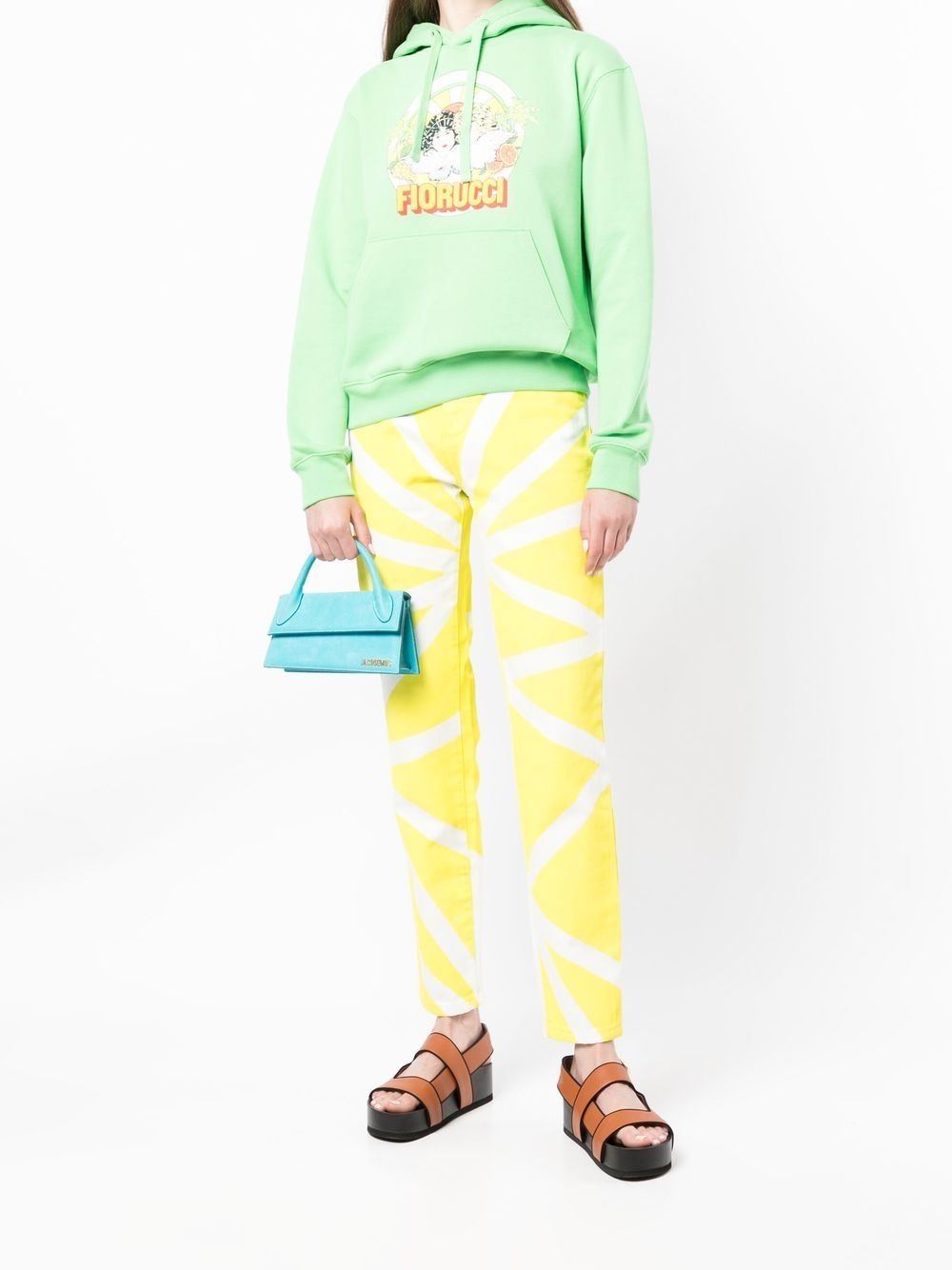 graphic-print straight-leg jeans - 2