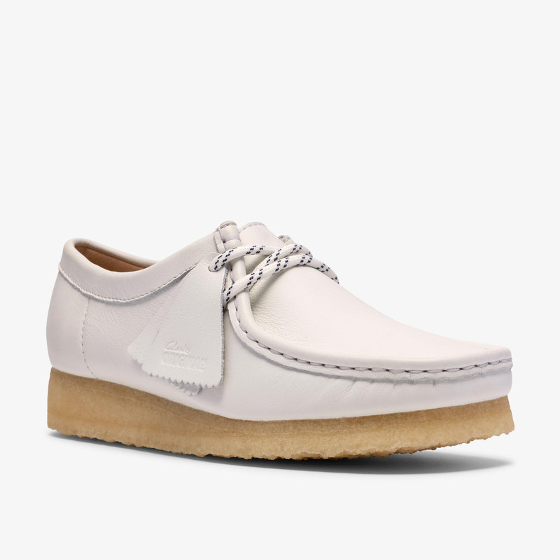 Wallabee White Grain Leather 7