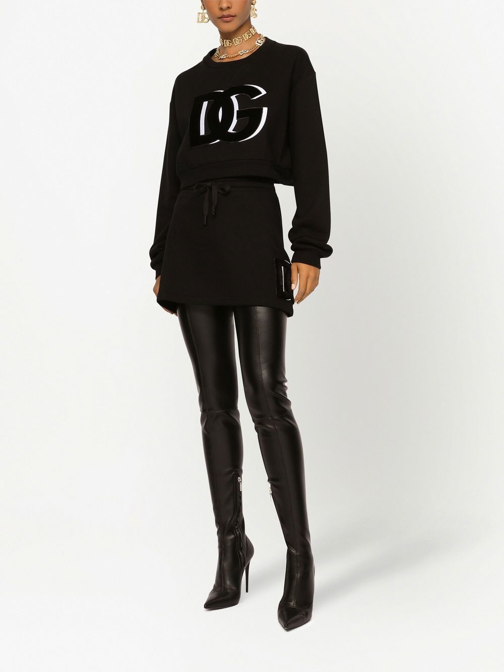 DG Logo cropped sweatshirt - 3