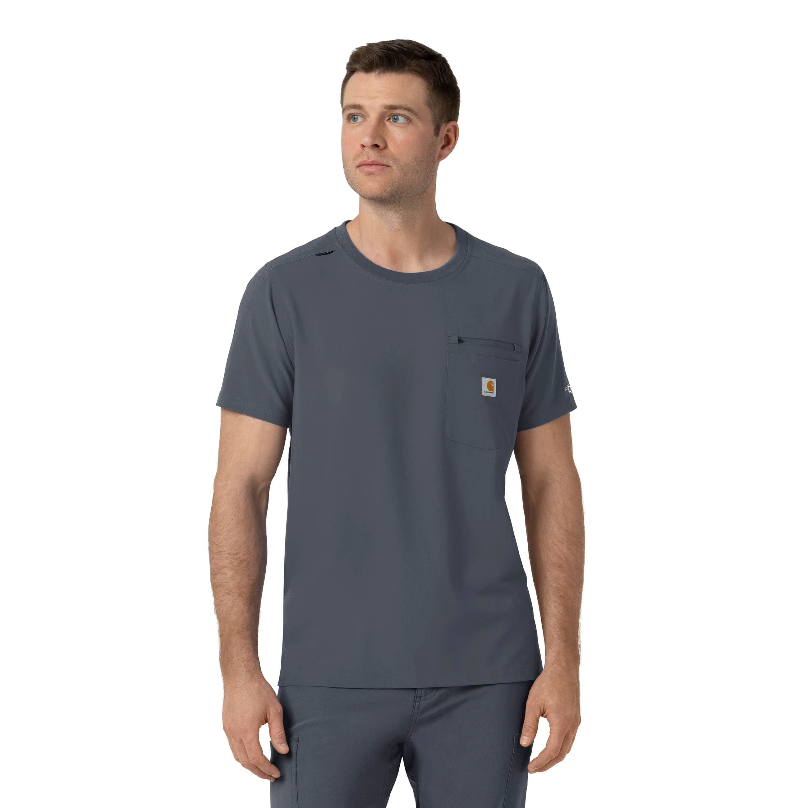 Force Cross-Flex Crew Neck Scrub Top - 1