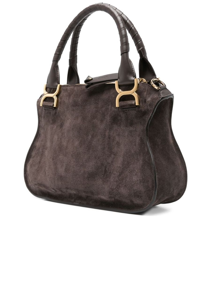 Small Marcie Bag in Suede Leather - 5