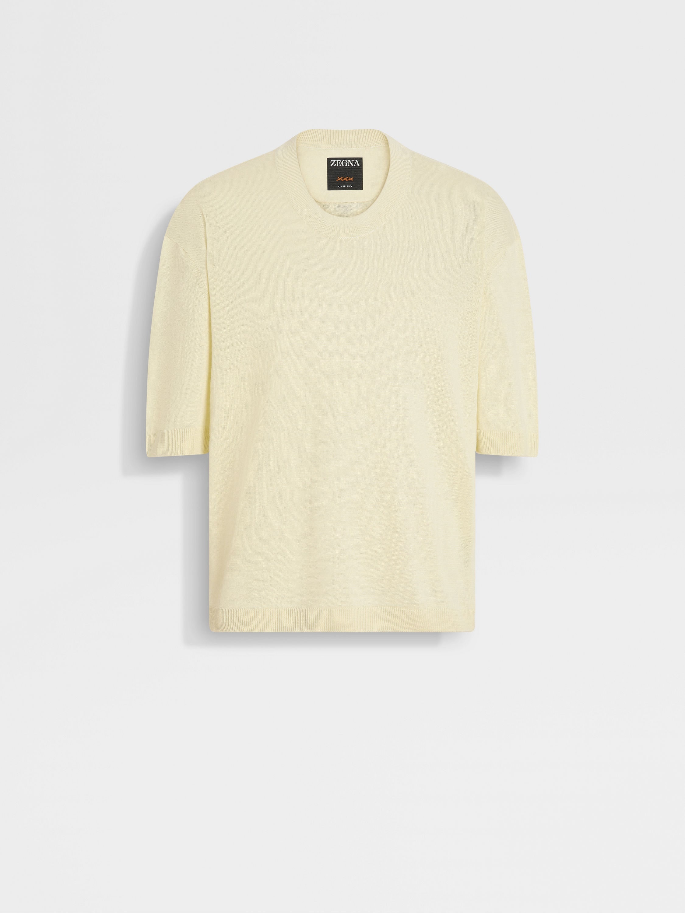 LIGHT YELLOW OASI LINO T-SHIRT - 3