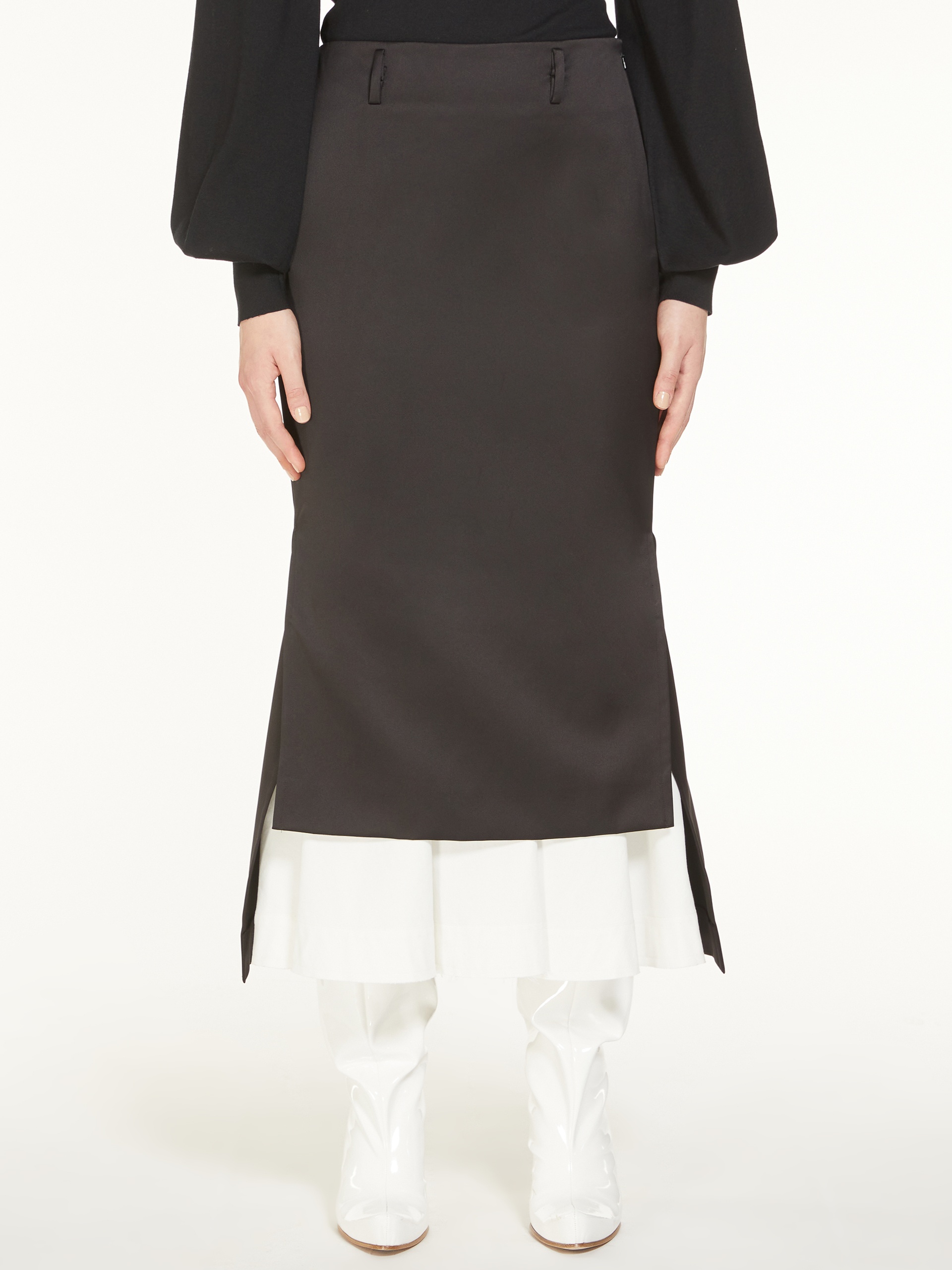 AVORIAZ Glossy duchesse skirt - 3
