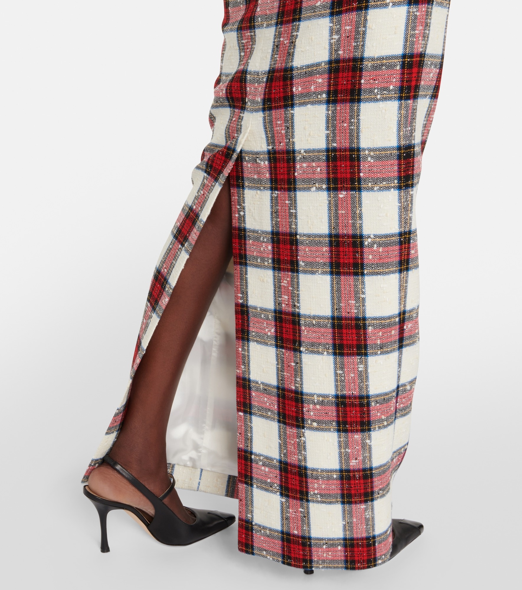 Low-rise wool-blend maxi skirt - 5