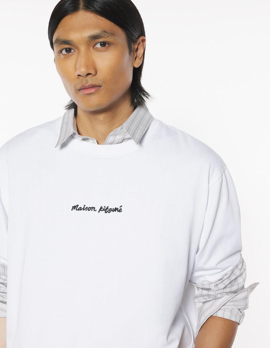 MAISON KITSUNE EMBROIDERY OVERSIZE TEE-SHIRT - 4
