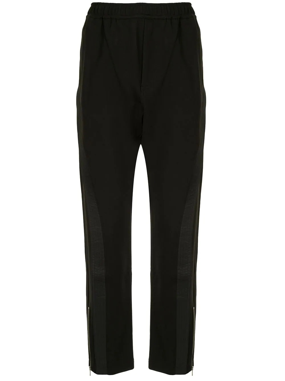 stripe detail straight-leg trousers - 1