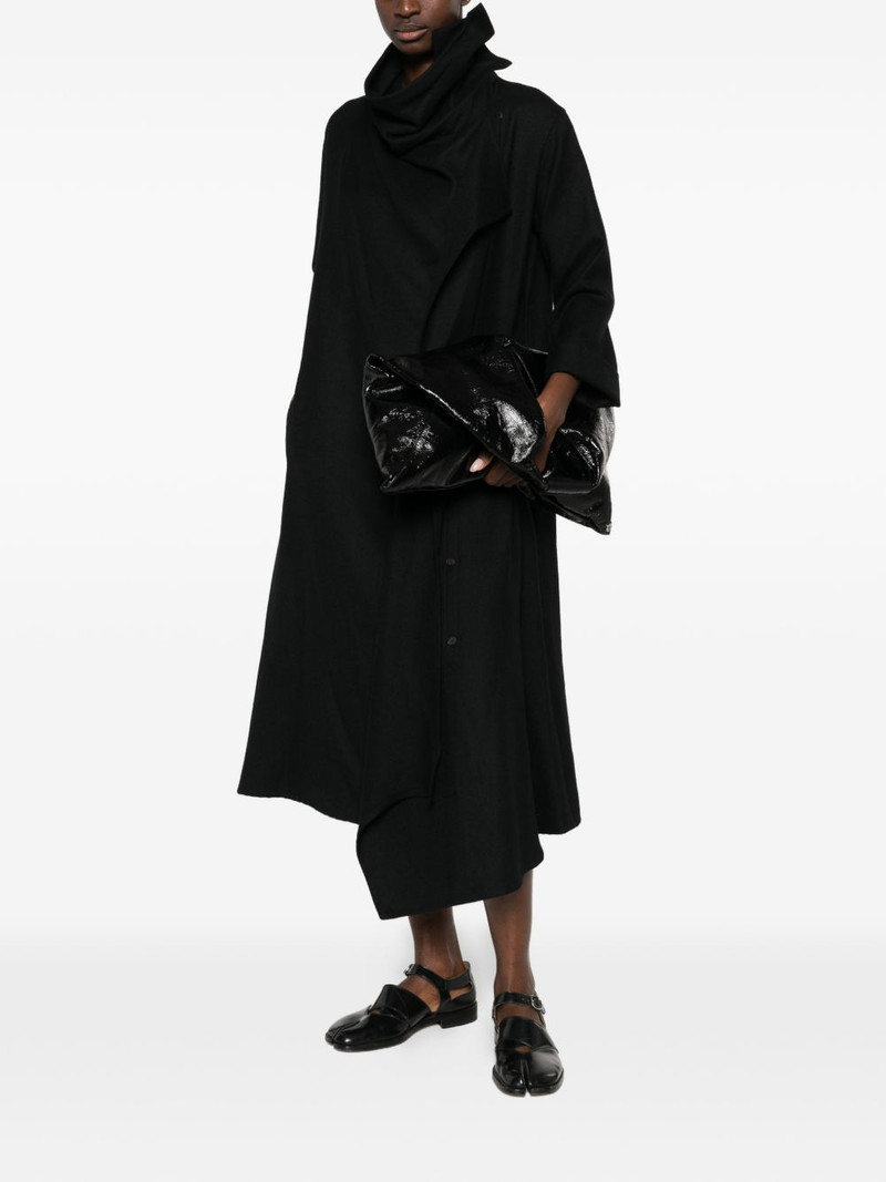 Yohji Yamamoto draped midi dress outlook