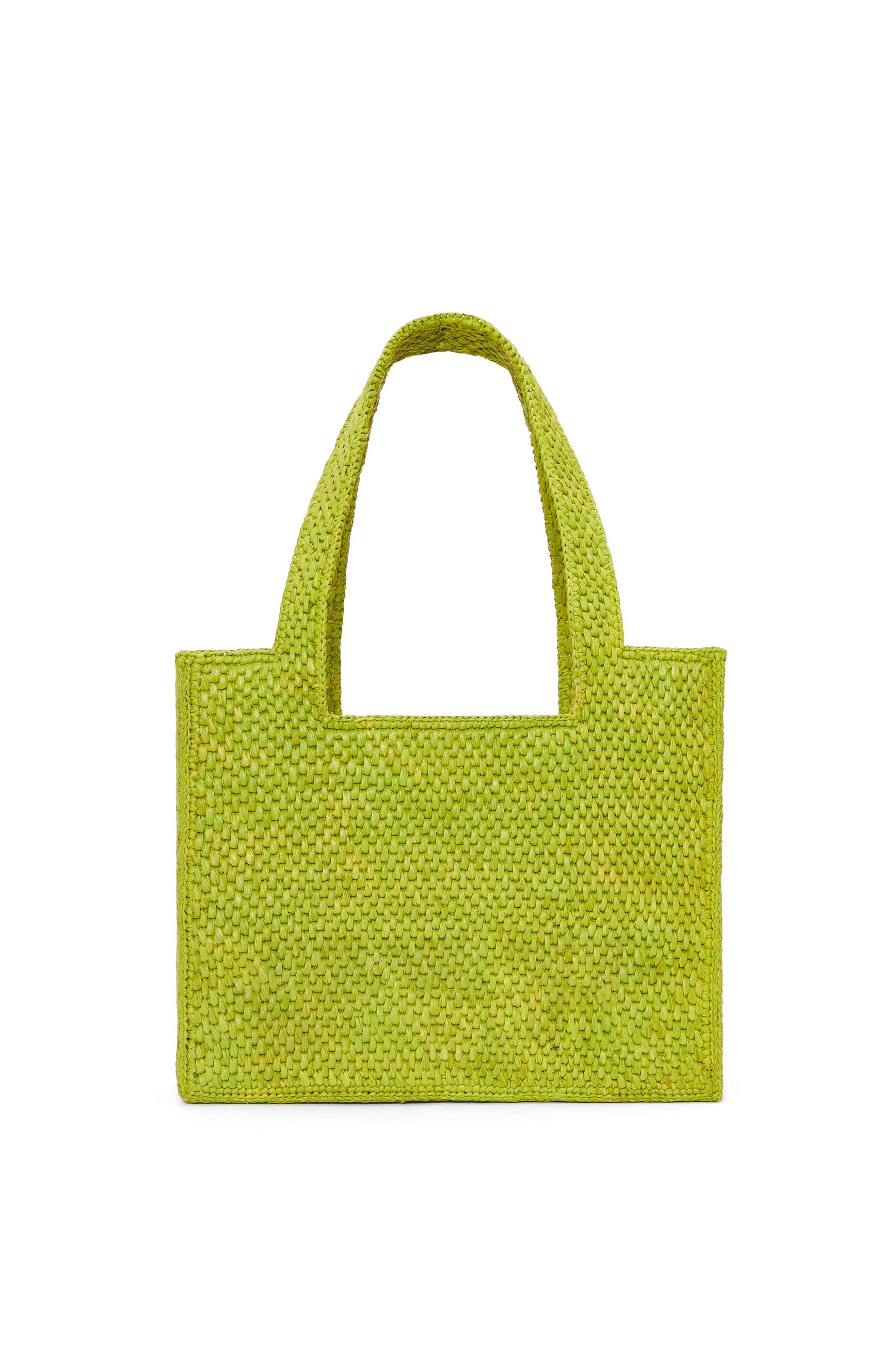 Medium LOEWE Font Tote in raffia - 6