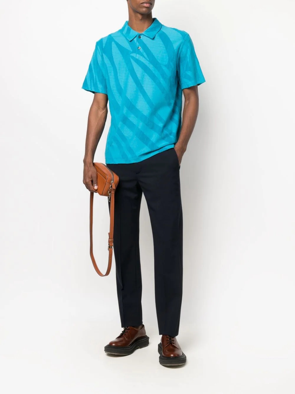 terry-cloth effect polo shirt - 2