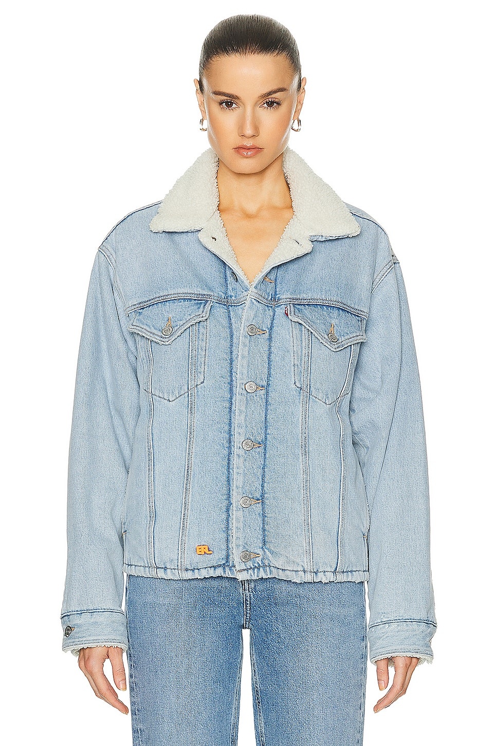 Unisex Levis Sherpa Trucker Woven - 2