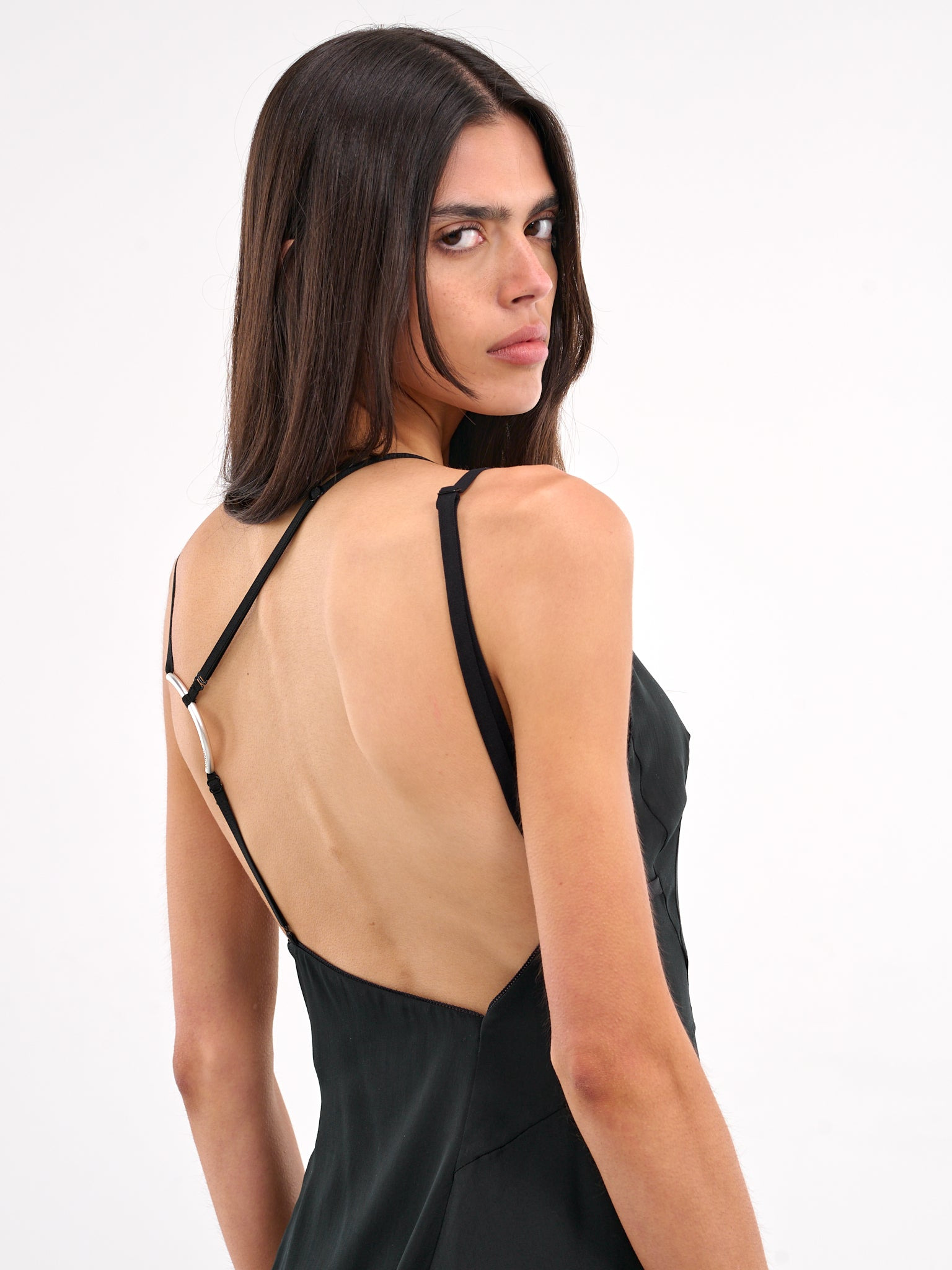 Satin Mini Dress - 4