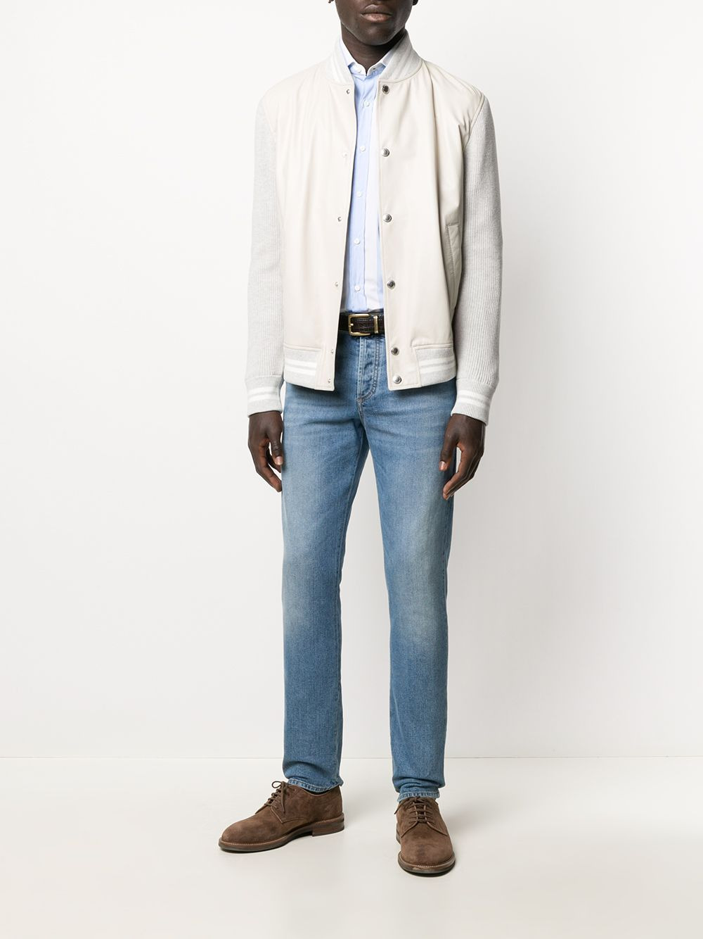 striped button-down shirt - 2