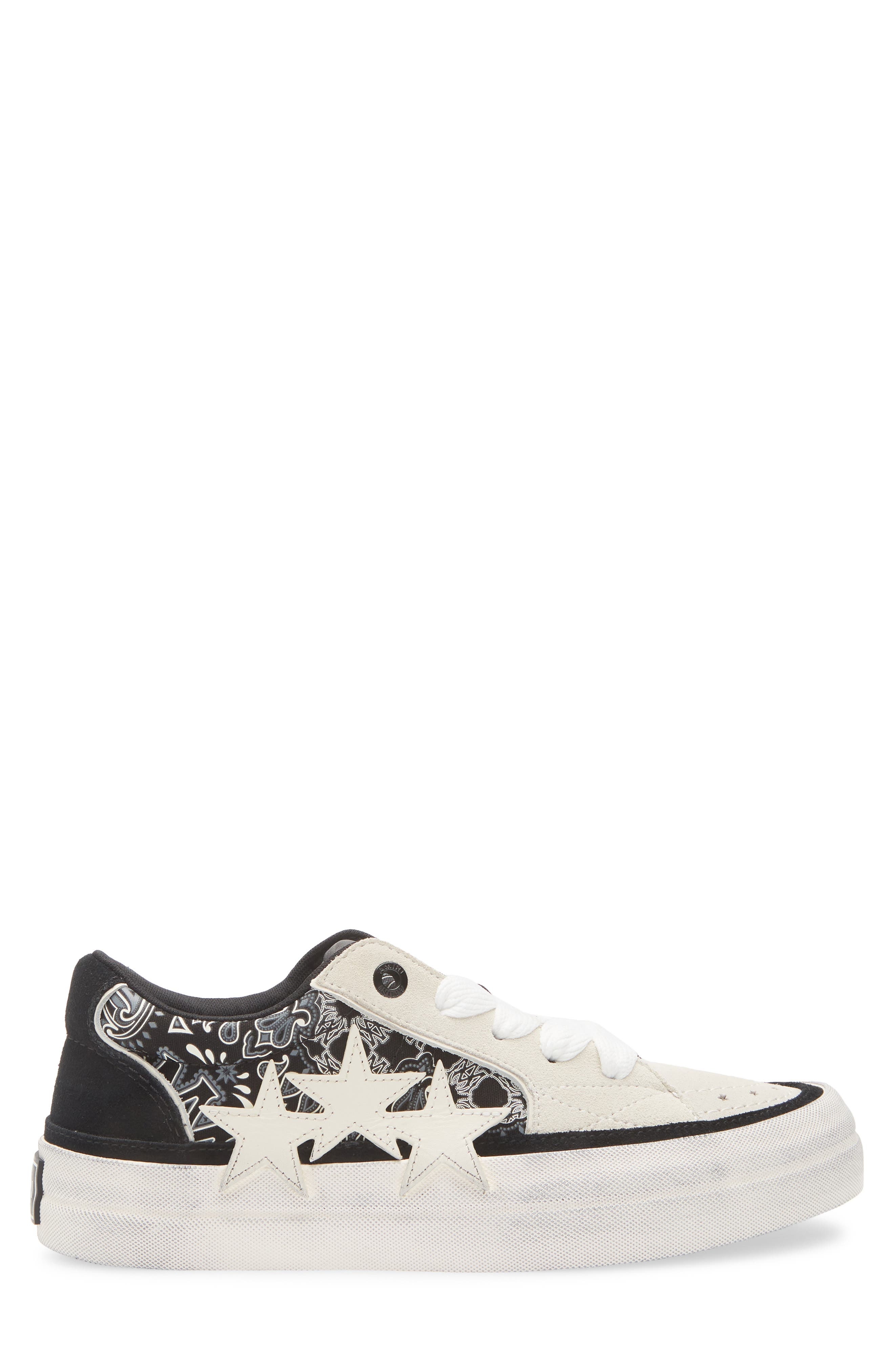 AMIRI Bandana Sunset Skate Low Top Sneaker in Black at Nordstrom - 3