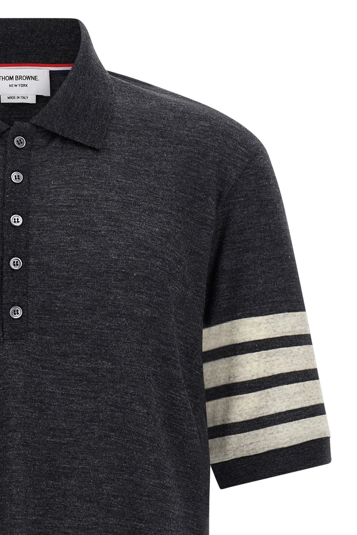 Thom Browne Men '4Bar' Polo Shirt - 4