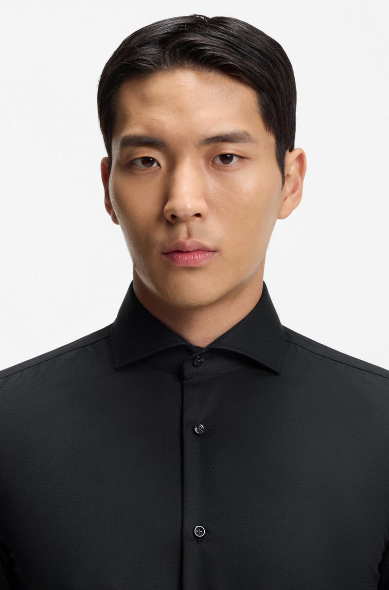 WRINKLE-RESISTANT SLIM-FIT SHIRT IN COTTON TWILL 3