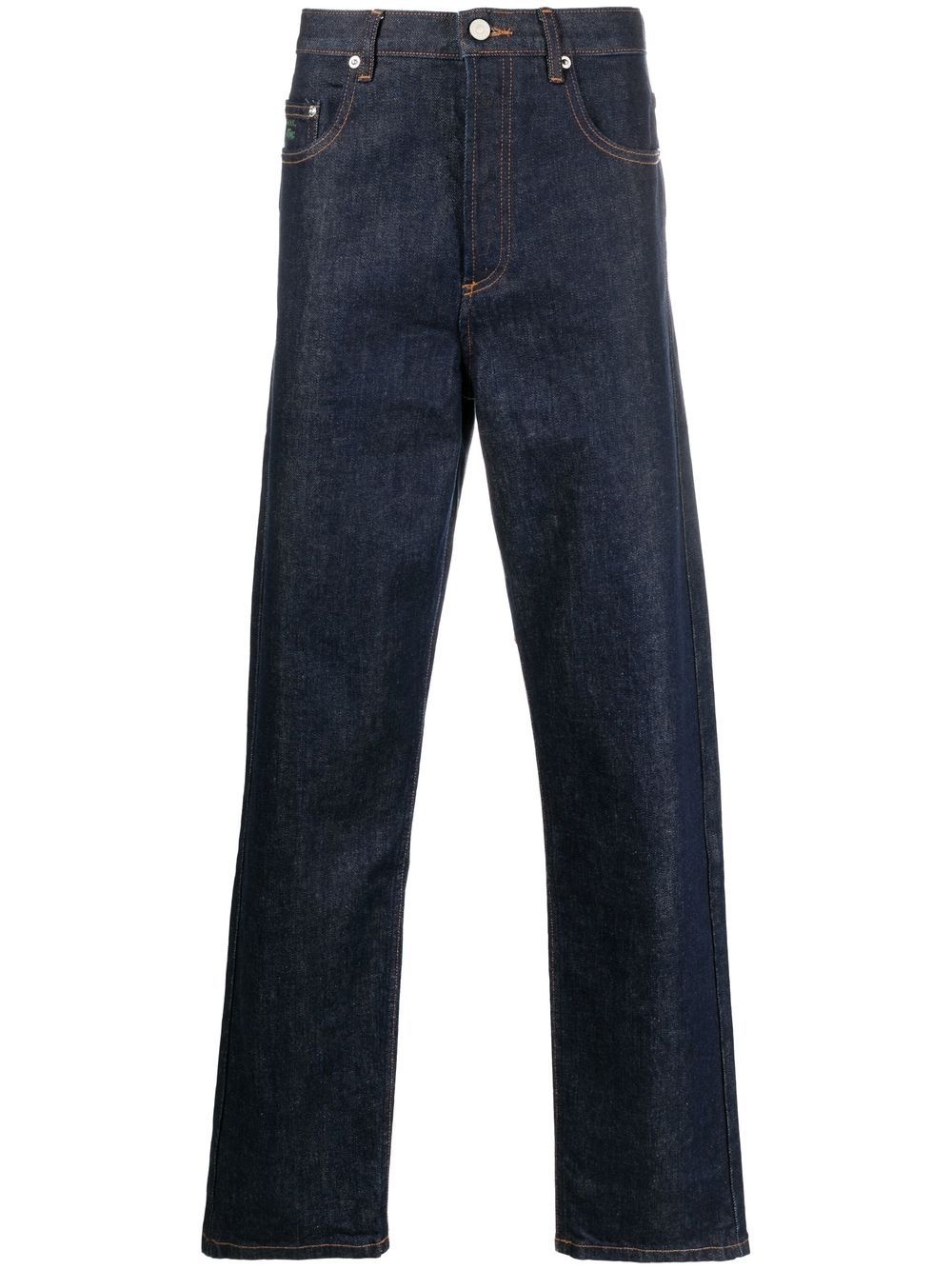 straight-leg denim jeans - 1