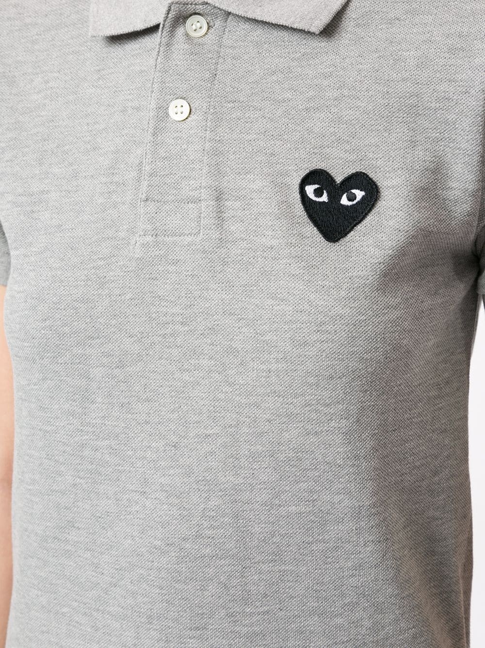 logo embroidered polo shirt - 5
