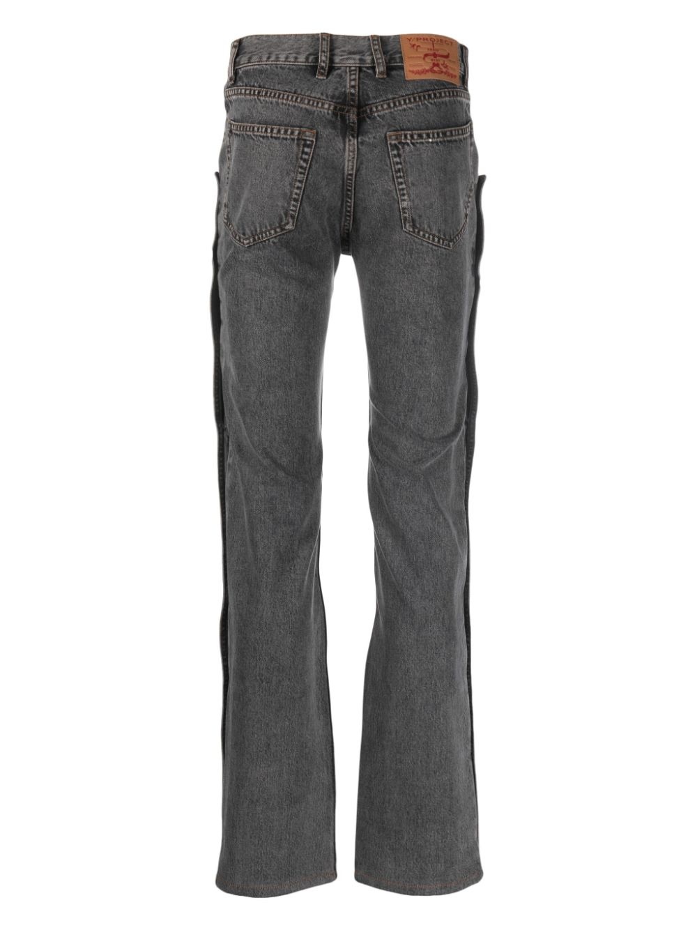 Y/Project Evergreen Snap Off mid-rise straight-leg jeans