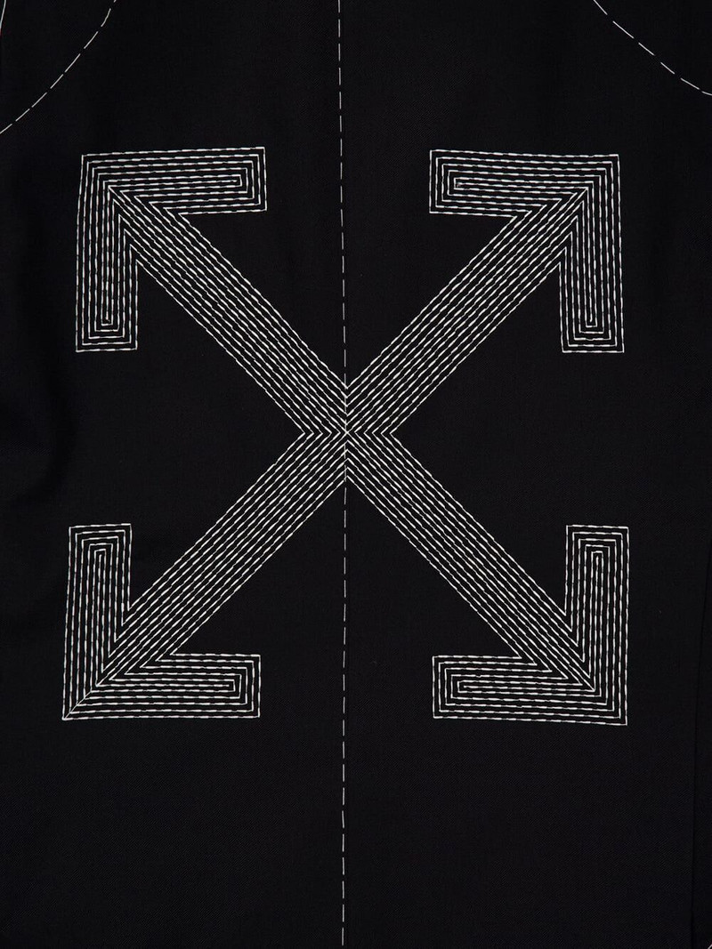 Stitch single-breasted blazer 3