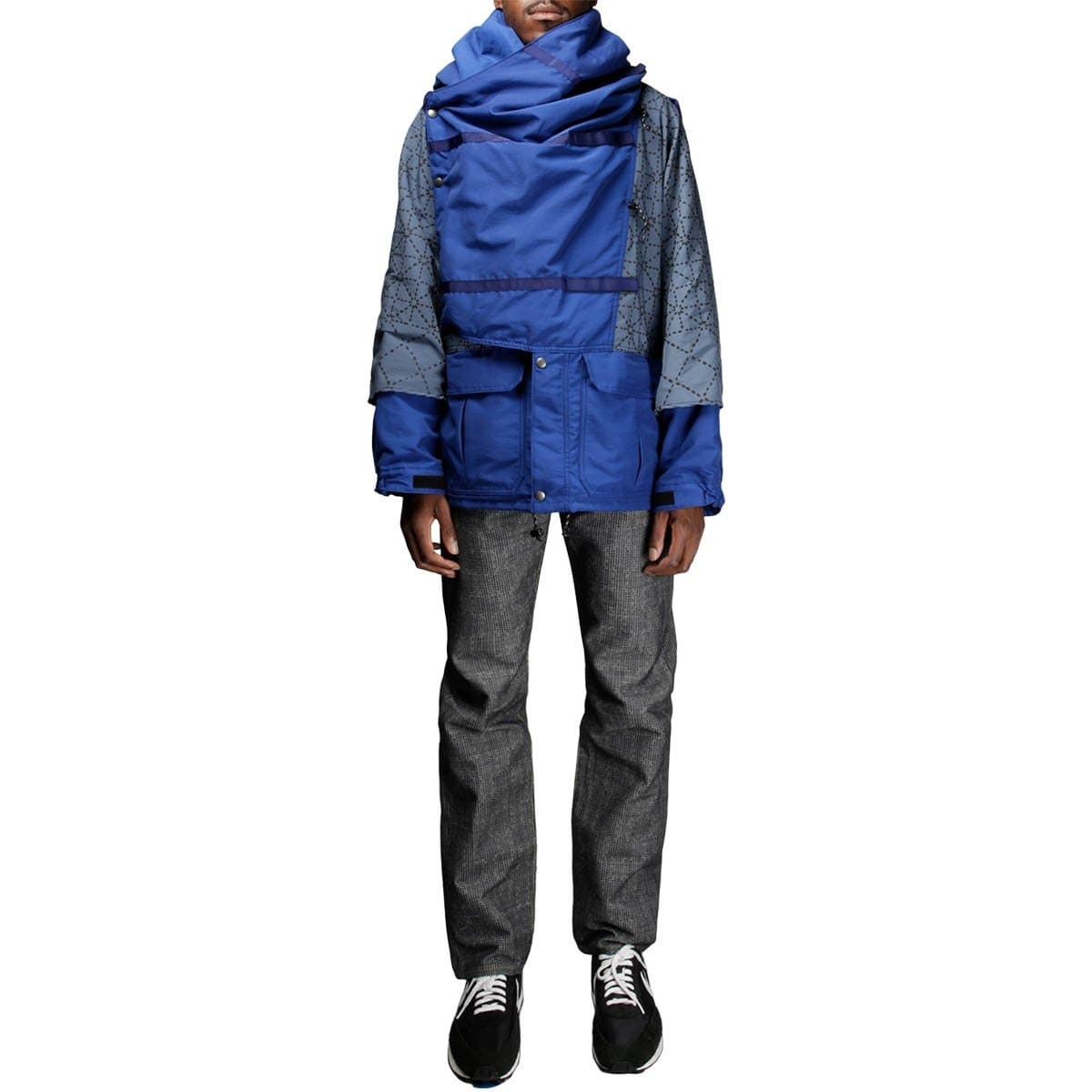 60/40 SASHIKO PRINT KAMAKURA ANORAK BLOUSON - 2