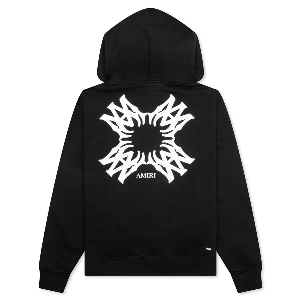 AMIRI MA QUAD ZIP UP HOODIE - BLACK | feature | REVERSIBLE
