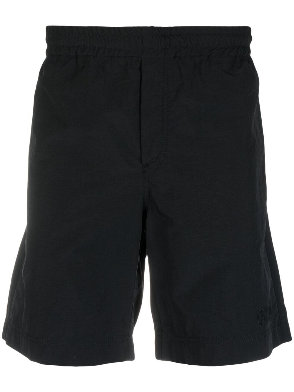 knee-length track shorts - 1