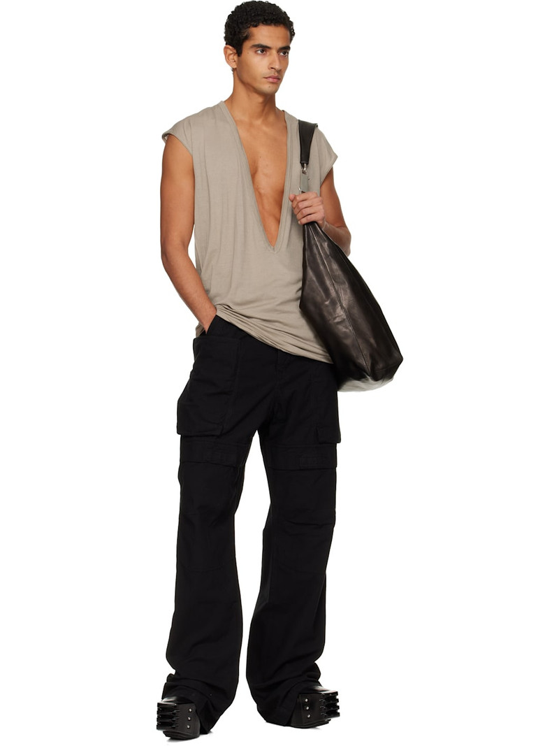 Rick Owens DRKSHDW Taupe Concordians Dylan T-shirt outlook