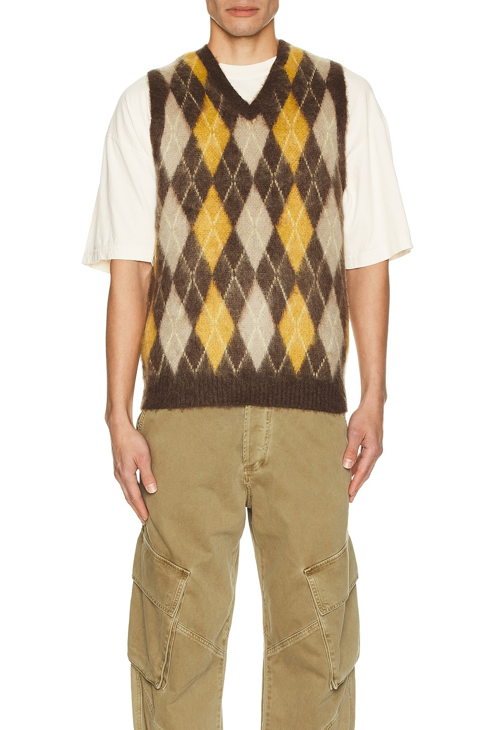 Argyle Vest Mohair - 3