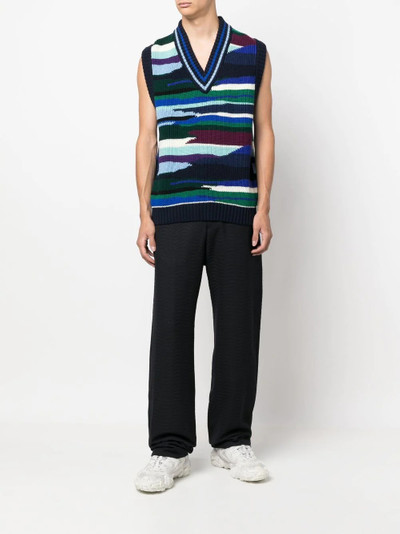 Missoni abstract-pattern knitted vest outlook