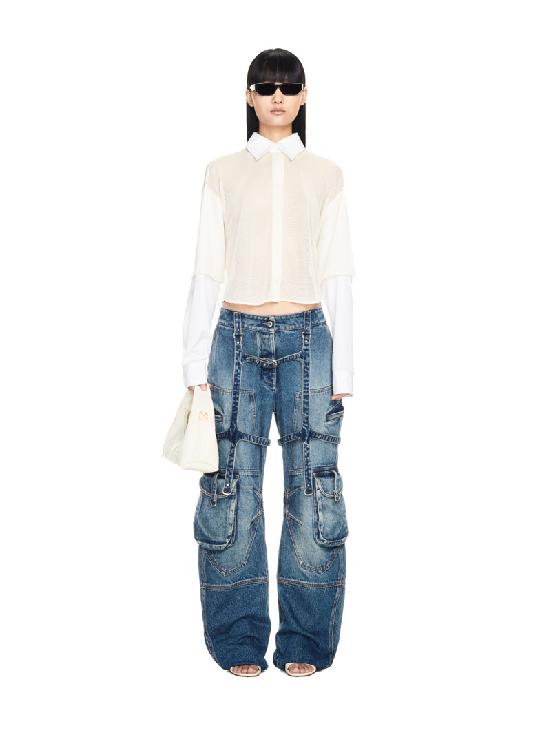 Off-White Mesh Baseball Shirt outlook