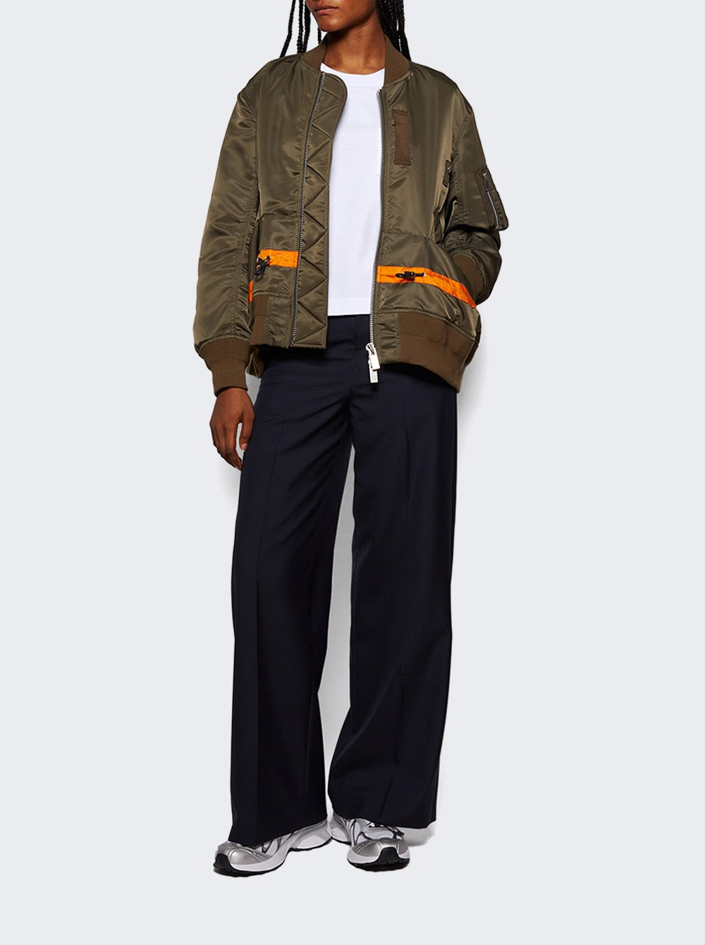 Nylon Twill Blouson Dark Khaki - 5