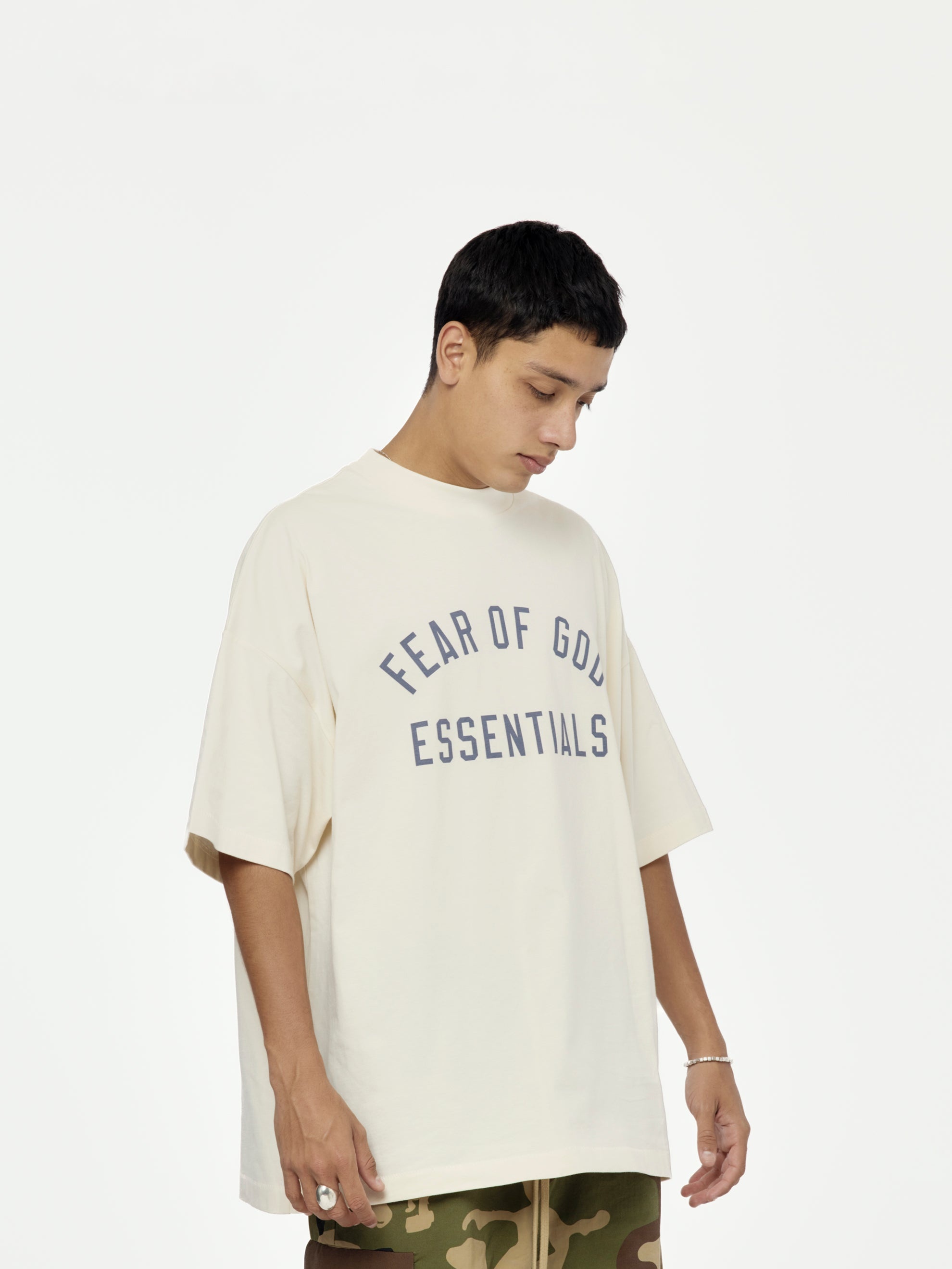 JERSEY CREWNECK TEE (SHELL) - 2