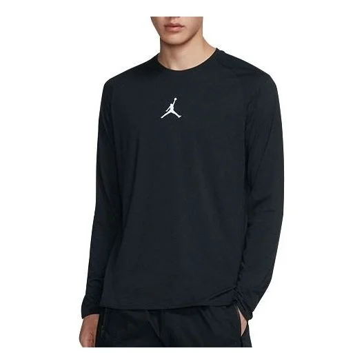 Air Jordan 25 Alpha Dri-Fit Back Printing Long Sleeves 'Black' 926437-010 - 1