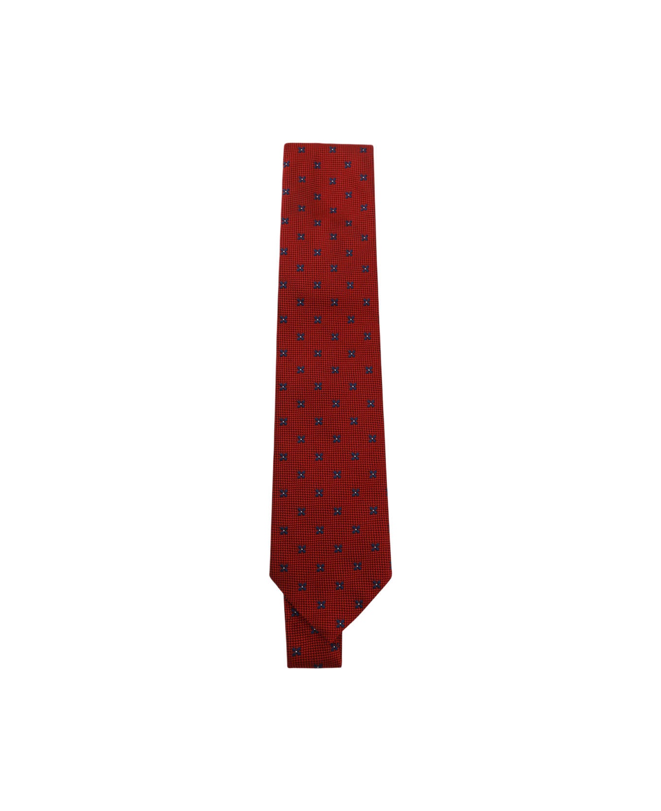 Red Silk Tie - 1