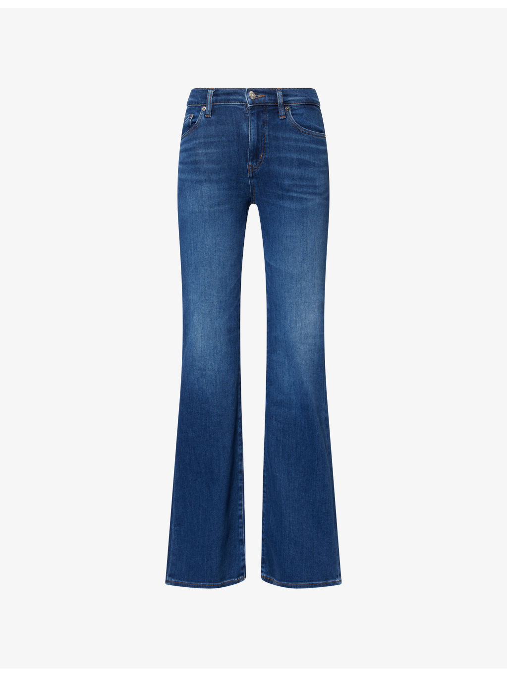 The Icon Flared Cotton-Blend Jeans - 1