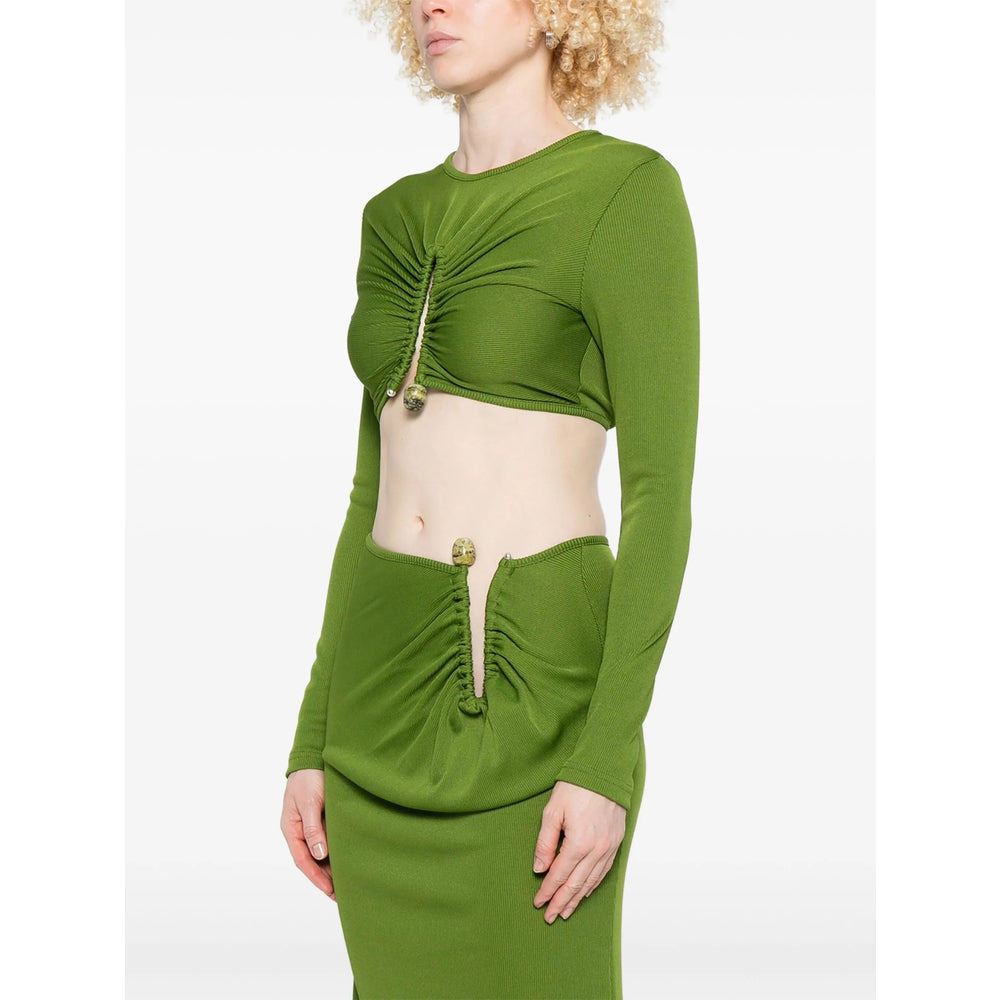Christopher Esber Green Tops - T-Shirts & Jerseys Women - 4