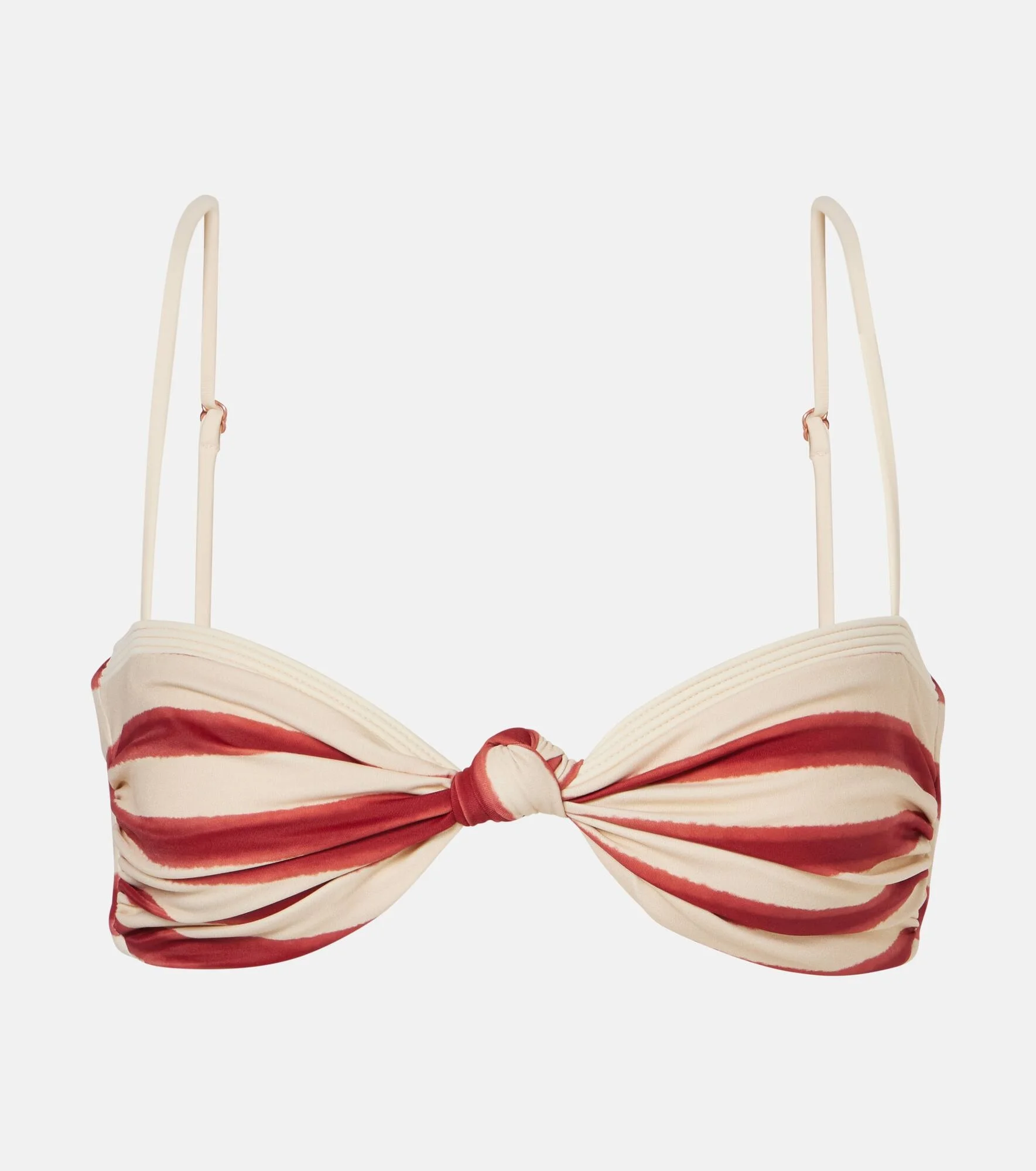 Striped bikini top - 1