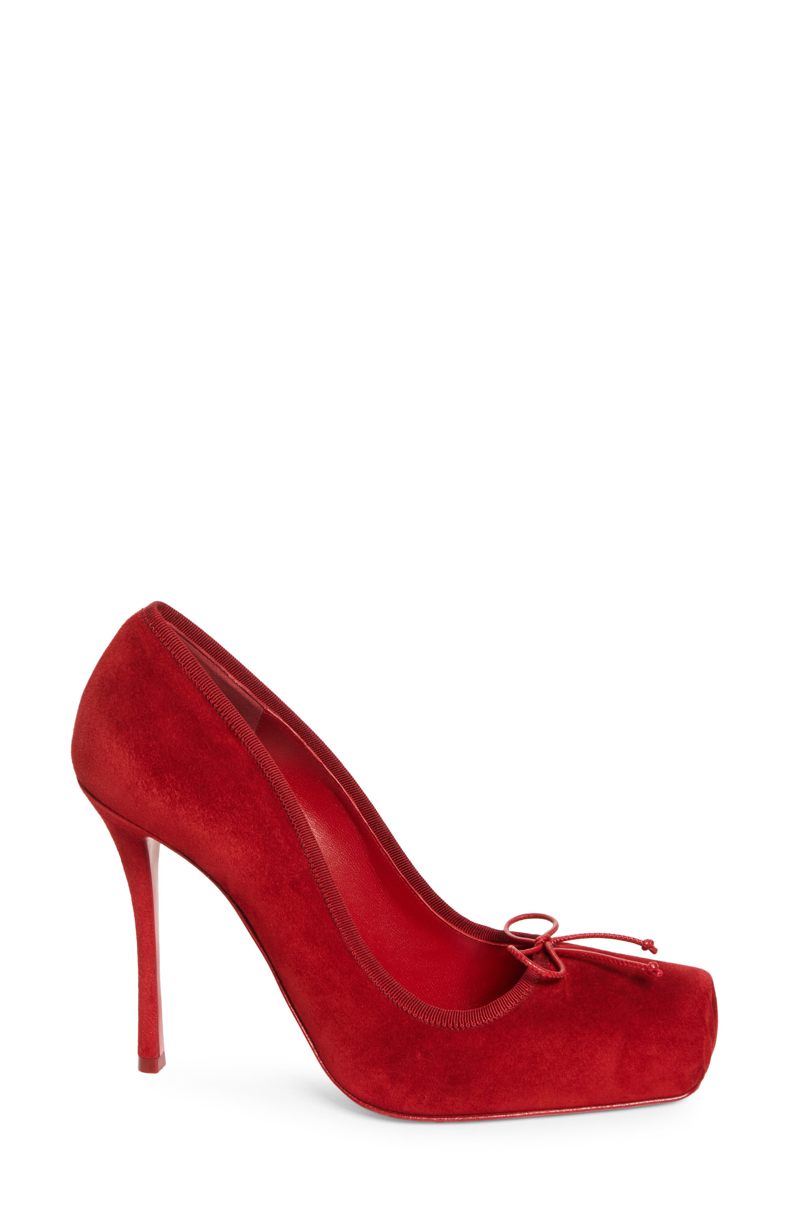 Christian Louboutin Cassia Square Toe Pump in Loubi at Nordstrom - 3