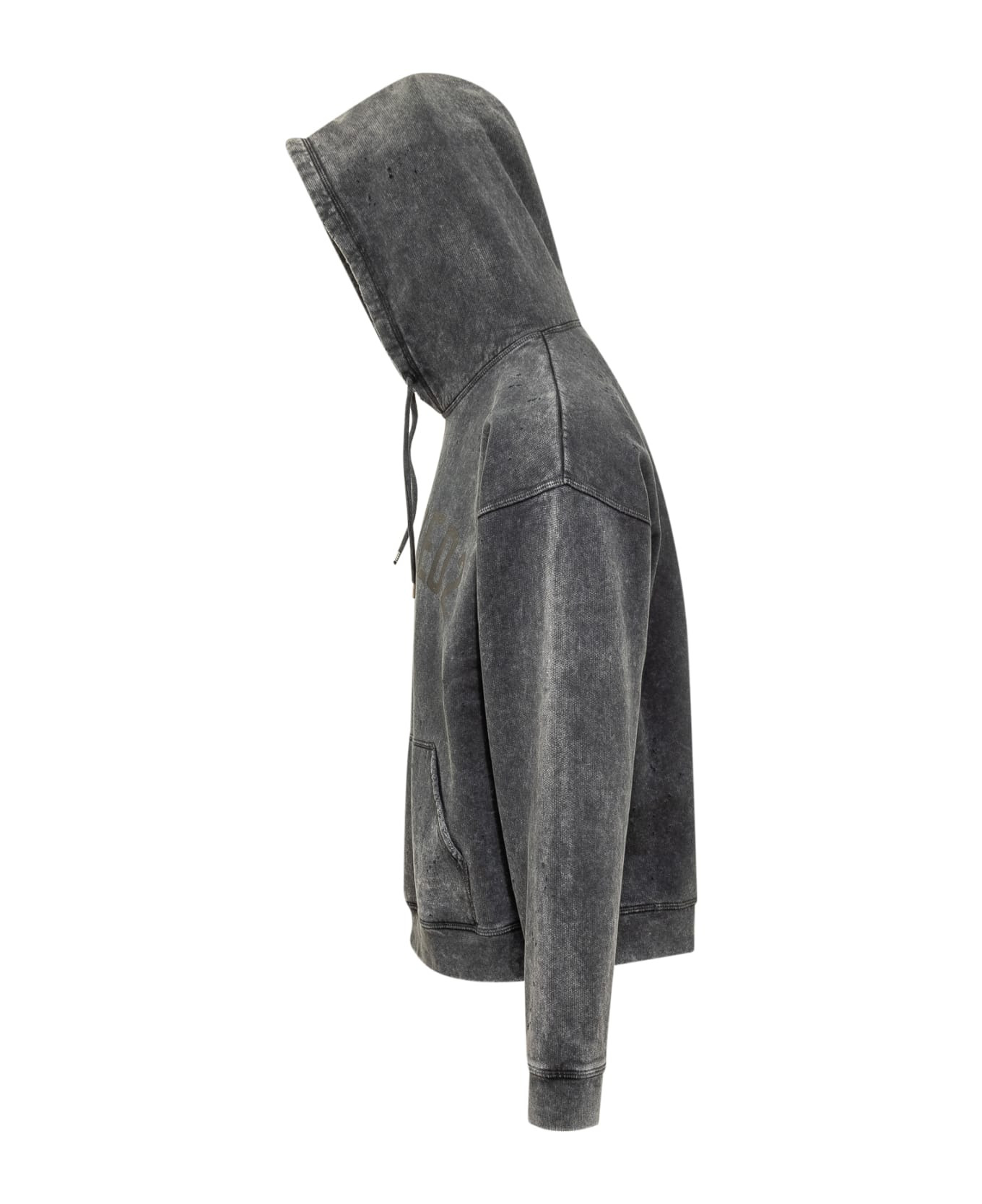 Hooded Sweatshirt In Cotton - 3